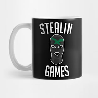 Stealin' games. Mug